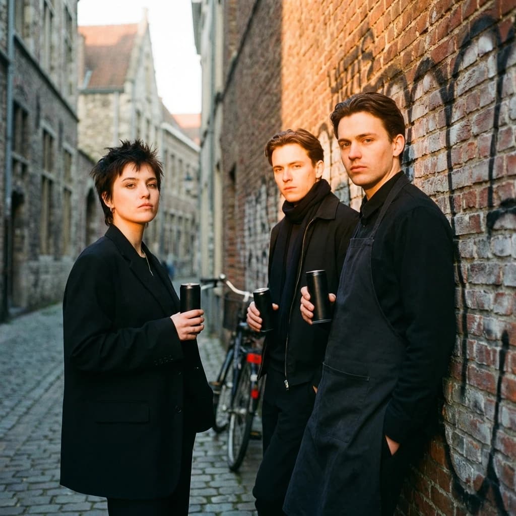 Roos, Sander, and Wout β founders of BRUT.