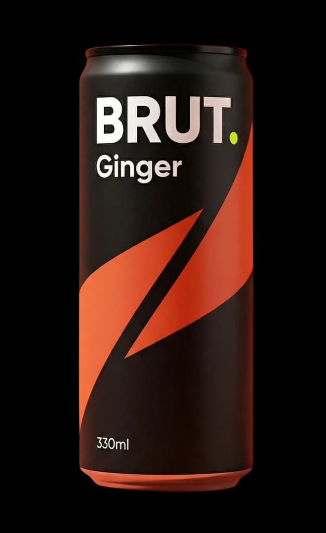 BRUT. Ginger — Trochę piecze. I o to chodzi. — Puszka wytrawnego craft cydru